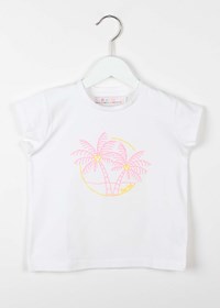 tshirt AVA white/pink